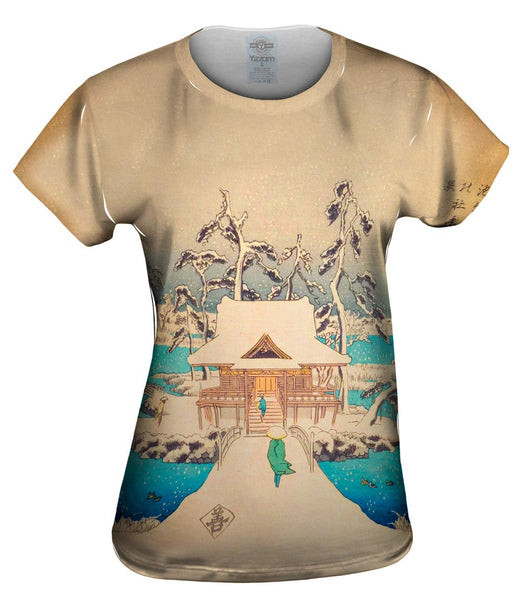 Japan - Utagawa Hiroshige - "Benten Shrine" Womens Top