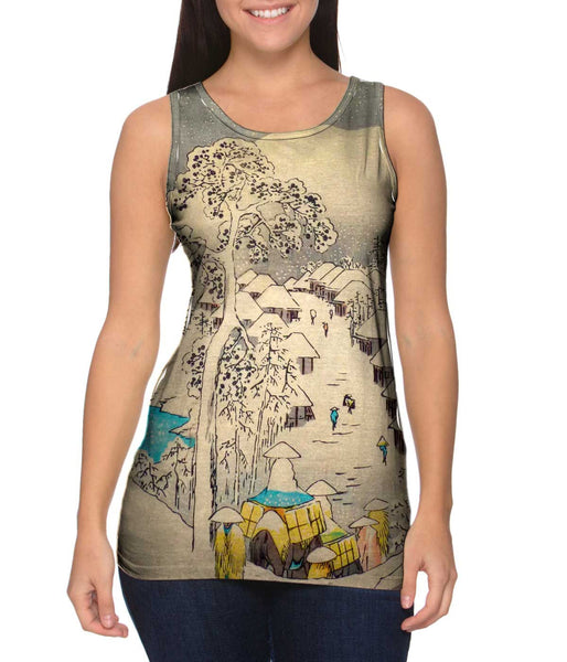 Japan - Utagawa Hiroshige - "Upright Tokaido" (1855) Womens Tank Top