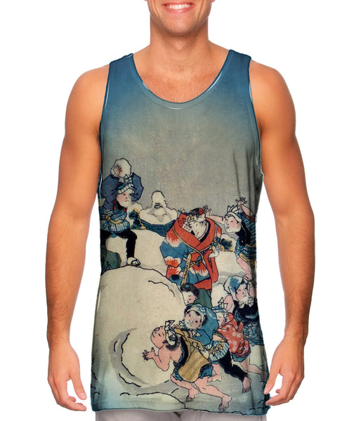 Japan - Utagawa Kuniteru - "Snow Fight"&nbsp;Mens Tank Top