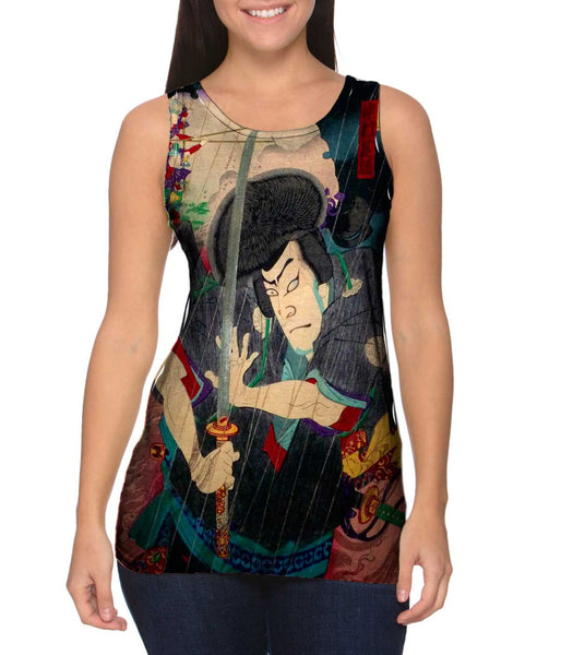 Japan - Toyohara Kunichika - "Dosetsu Vs Kenpachi" (1883)&nbsp;Womens Tank Top