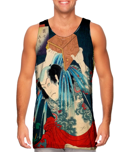 Japan - Utagawa Kunisada - "Fishmonger" (1863) Mens Tank Top
