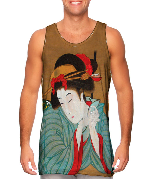Japan - Hasegawa Sadanobu - "Beauty Reading Book"&nbsp;Mens Tank Top