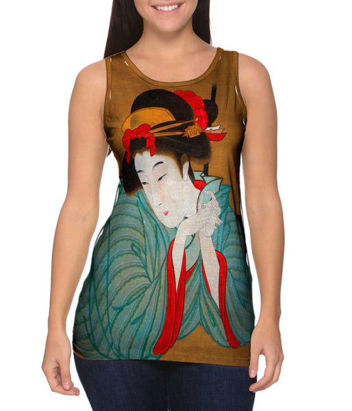 Japan - Hasegawa Sadanobu - "Beauty Reading Book"&nbsp;Womens Tank Top