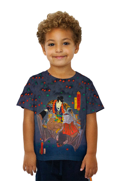 Kids Japan - Utagawa Kunisada - "Magic Contest" (1863)&nbsp;Kids T-Shirt