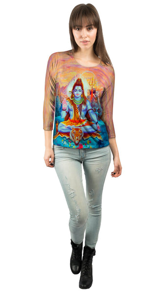 India - "The Great Shiva"&nbsp;Womens 3/4 Sleeve