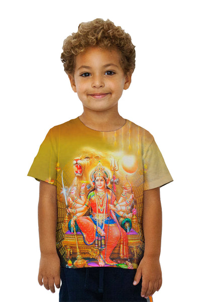 Kids India - "The Great Lion Durga" Kids T-Shirt