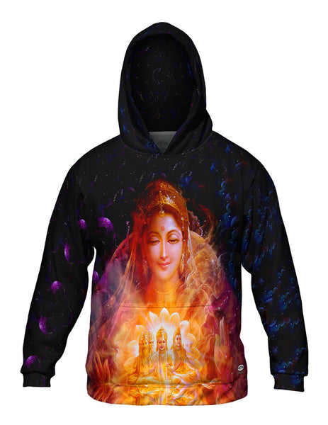 India - "Almighty Devi" Mens Hoodie Sweater