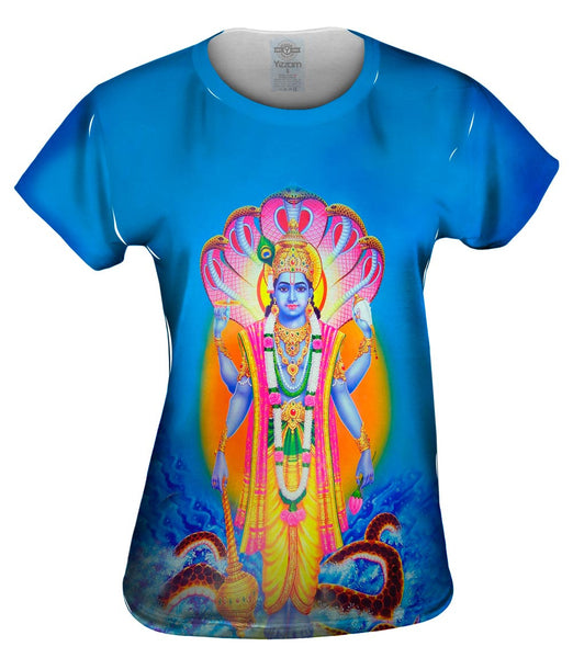 India - "Almighty Vishnou" Womens Top
