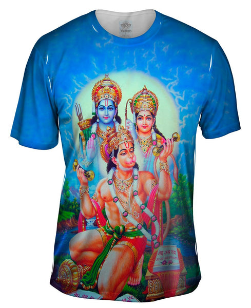 India - "Hindu Monkey God" Mens T-Shirt