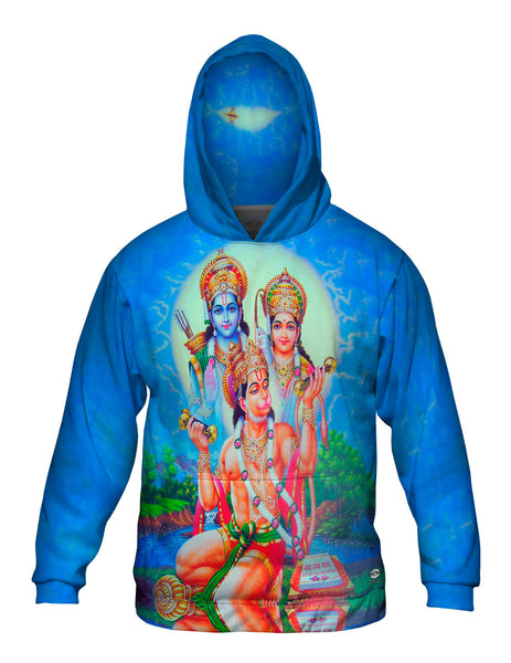 India - "Hindu Monkey God" Mens Hoodie Sweater