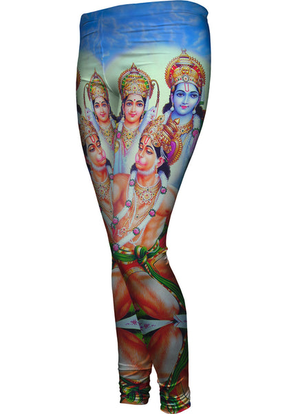 India - "Hindu Monkey God" Womens Leggings