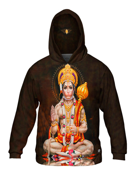 India - "Vishnu God" Mens Hoodie Sweater