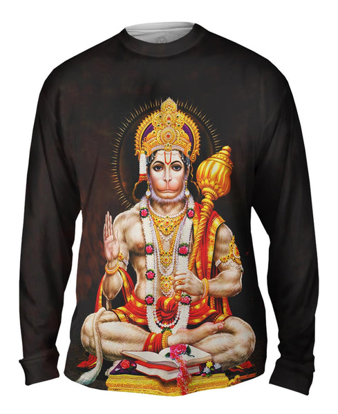 India - "Vishnu God" Mens Long Sleeve