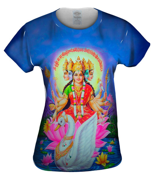 India - "Goddess Gayatri Maa" Womens Top