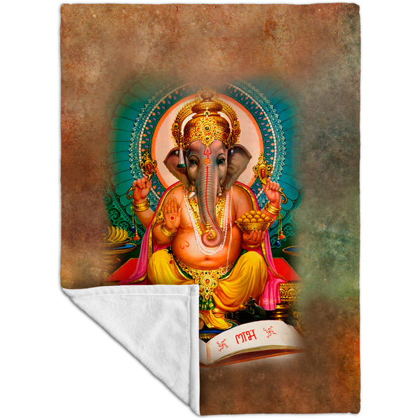 India - "Ganesh Hindu God" Velveteen (MicroFleece)