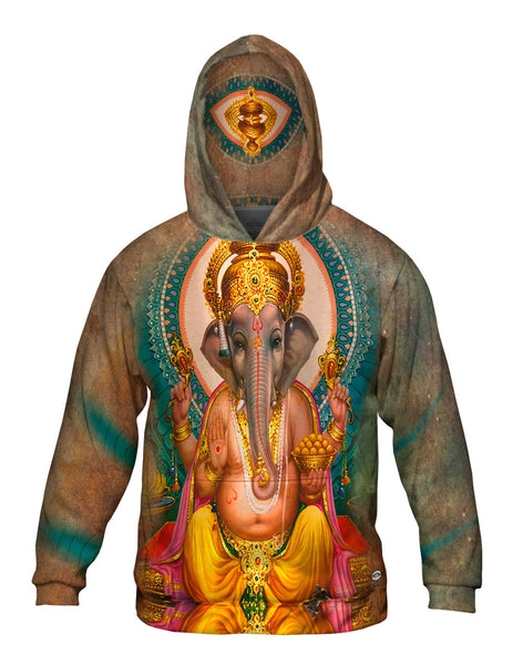 India - "Ganesh Hindu God" Mens Hoodie Sweater