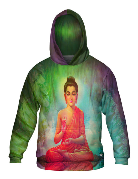 India - "Energy Buddha" Mens Hoodie Sweater