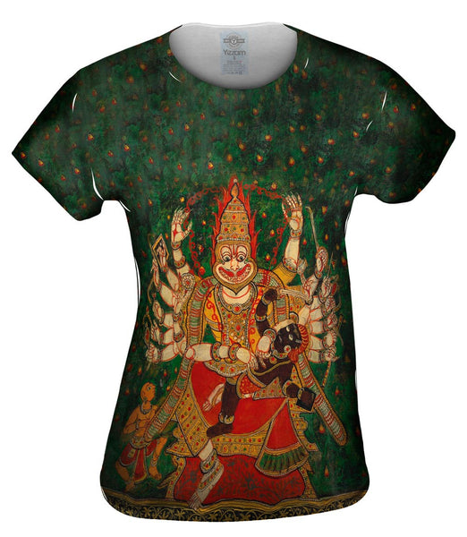 India - "Demon Hindu God" Womens Top