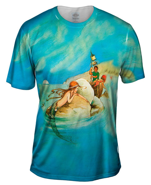 Mabel Lucie Artwell - "Mermaid On Rock" (1914) Mens T-Shirt