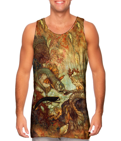 Frederic Leighton - "Mermaid Feeding Fish"&nbsp;Mens Tank Top