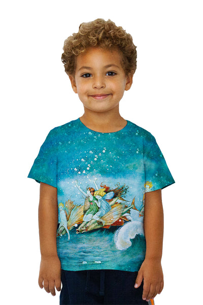 Kids Ida Rentoul - "Outhwait The Sea Fairies" (1916)&nbsp;Kids T-Shirt