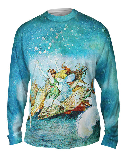 Ida Rentoul - "Outhwait The Sea Fairies" (1916) Mens Long Sleeve