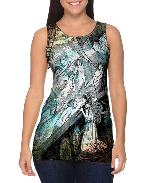 Helen Stratton - "Sisters Rising Out Of The Flood" (1899) Womens Tank Top
