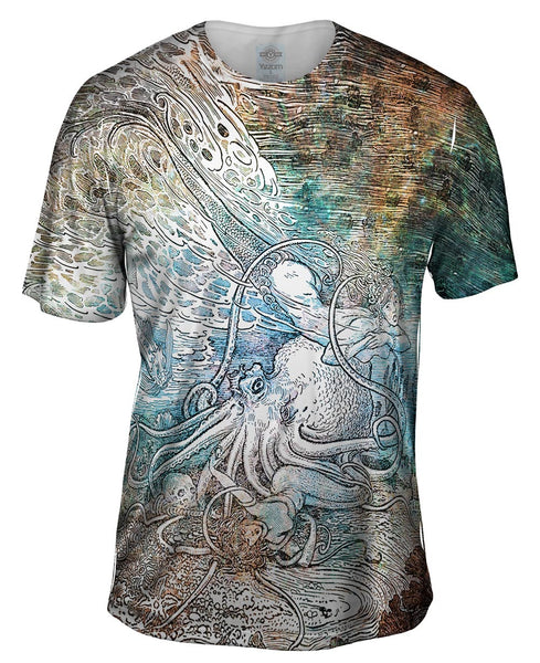 Louis Rhead - "Mermaid Octopus" Mens T-Shirt