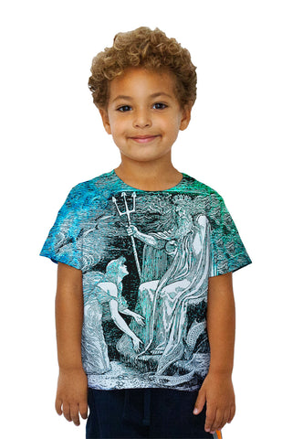 Kids Walter Crane - "Mermaid Kneeling To Poseidon"