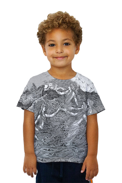 Kids Louis Rhead - "Mermaid Flipper Hands"&nbsp;Kids T-Shirt