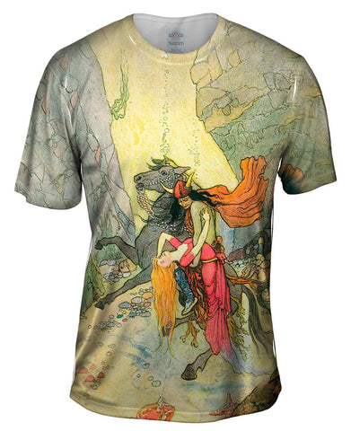 Warwick Goble - "Viking And Damsel Pink Dress"