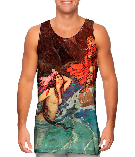 Warwick Goble - "Mermaid Pink Headdress"&nbsp;Mens Tank Top