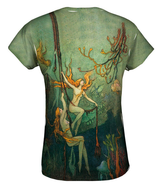 Warwick Goble - "Mermaid On Trapeze"&nbsp;Womens Top