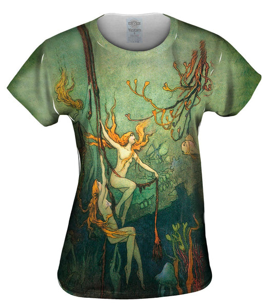 Warwick Goble - "Mermaid On Trapeze" Womens Top