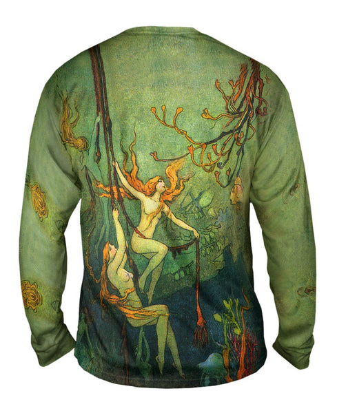 Warwick Goble - "Mermaid On Trapeze"&nbsp;Mens Long Sleeve