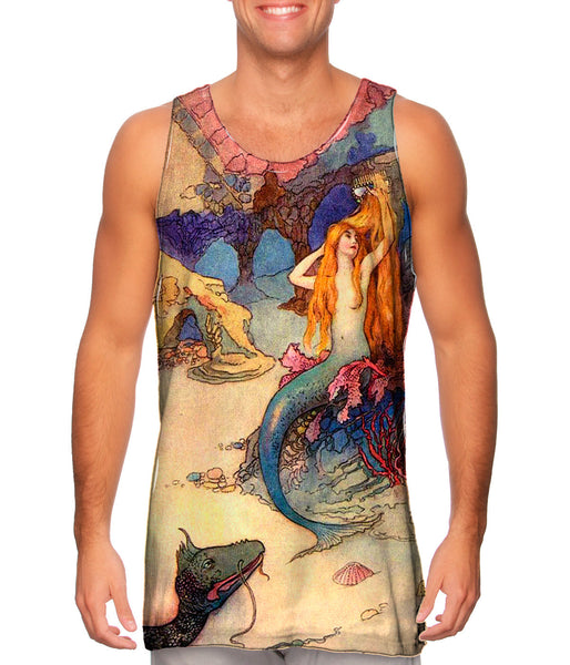 Warwick Goble - "Mermaid Combing Hair"&nbsp;Mens Tank Top