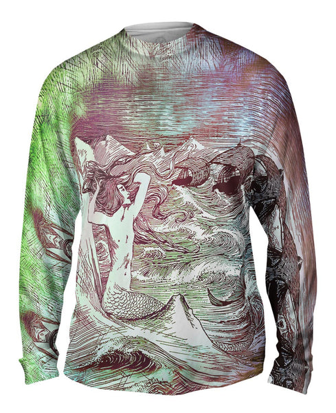 Helen Stratton - "Mermaid Three Sails" Mens Long Sleeve