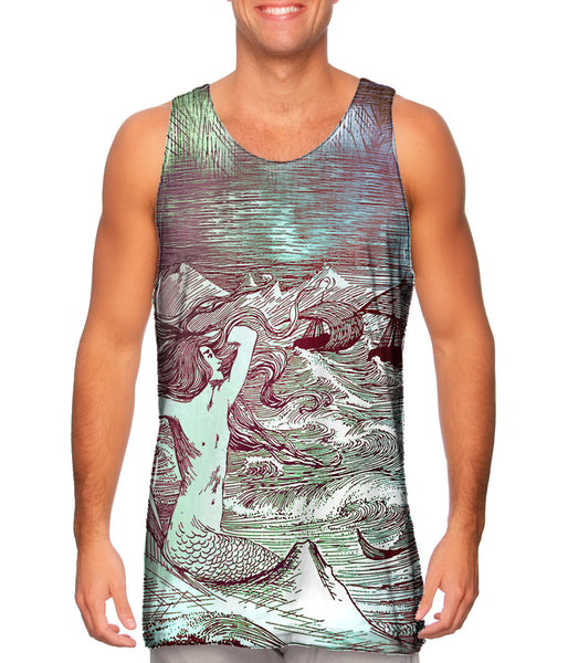 Helen Stratton - "Mermaid Three Sails"&nbsp;Mens Tank Top