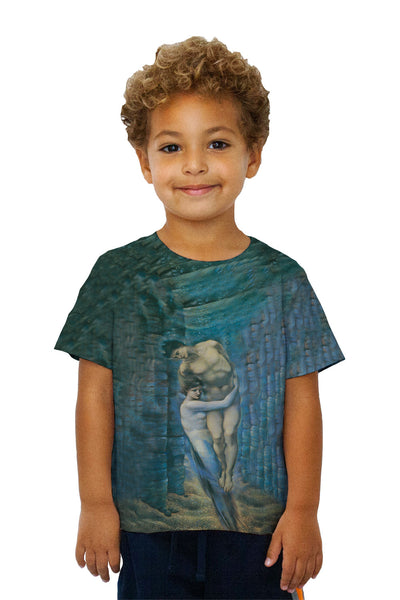 Kids Edward Burne Jones - "Mermaid Hugging Man"&nbsp;Kids T-Shirt