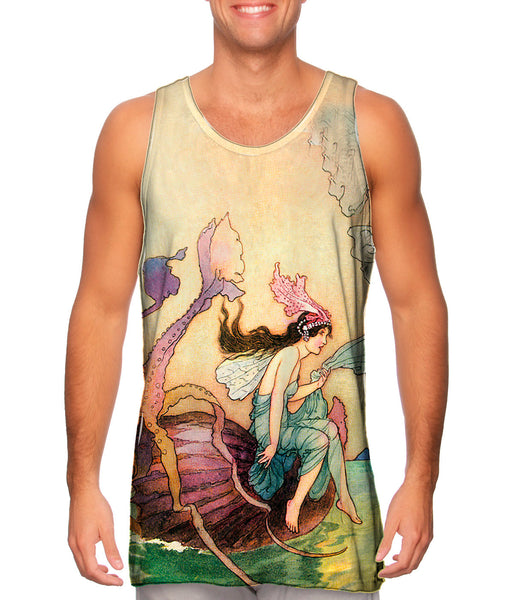 Warwick Goble - "Mermaid Octopus Sailing"&nbsp;Mens Tank Top