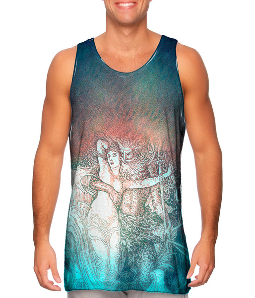 Walter Crane - "Mermaid And Witch"&nbsp;Mens Tank Top