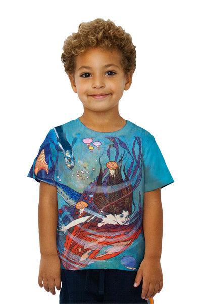 Kids Edmund Dulac - "The Little Mermaid" (1911)&nbsp;Kids T-Shirt