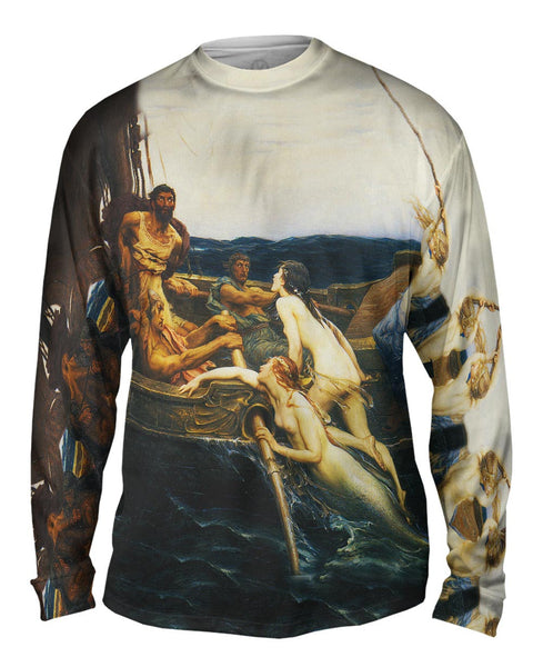Herbert James Draper - "Ulysses And The Sirens" (1909) Mens Long Sleeve