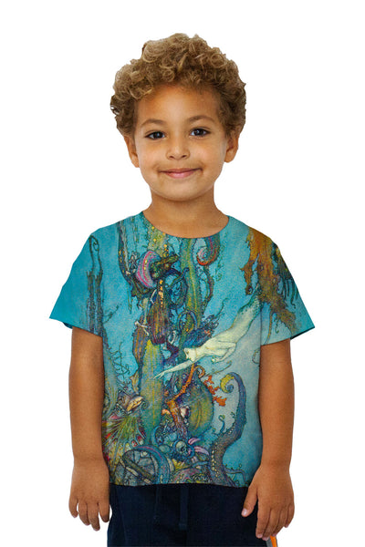 Kids Edmund Dulac - "The Little Mermaid 2" (1911)&nbsp;Kids T-Shirt