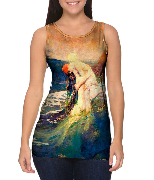 Howard Pyle - "The Mermaid" (1910) Womens Tank Top