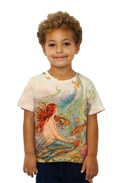 Kids Elenore Plaisted Abbott - "The Mermaid And The Flower Maiden" Kids T-Shirt