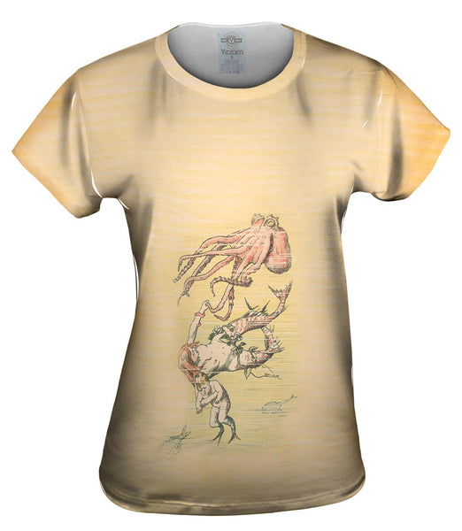 "Vintage Mermaid Mother" Womens Top