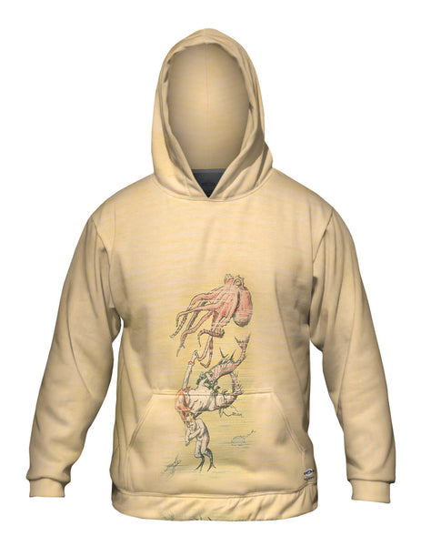 "Vintage Mermaid Mother"&nbsp;Mens Hoodie Sweater
