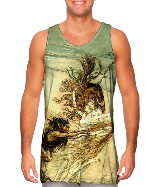Arthur Rackham - "Rhine Maidens Tease" (1910) Mens Tank Top