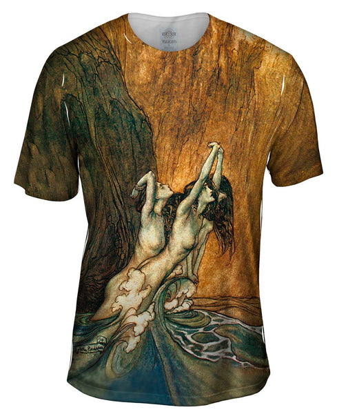 Arthur Rackham - "The Rhines Fair Children" (1910) Mens T-Shirt